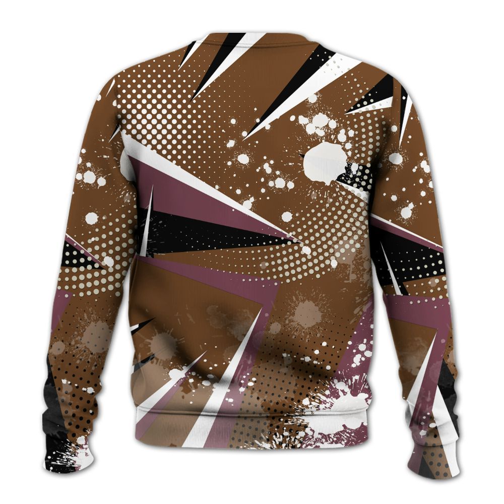 Sweatshirt To Match Archaeo Brown 3s - Poly Trust No One Dripping All Over Print