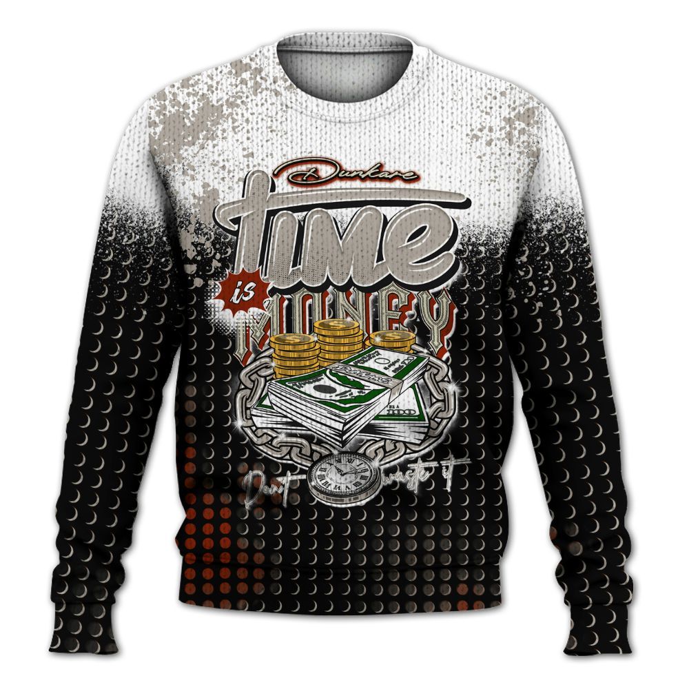 Knitted Sweater To Match El Grito 5s - Halftone Time Is Money