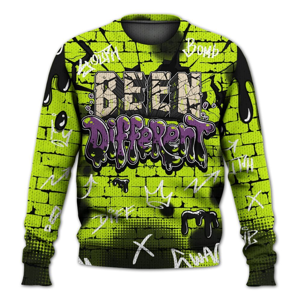 Sweater To Match GS Black Barely Volt 11s - Been Different Graphic