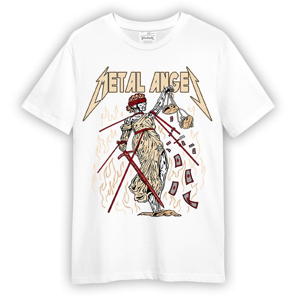 Shirt To Match Dunk Low Strawberry Waffle - Metal Angel Skeleton Shirt Unisex