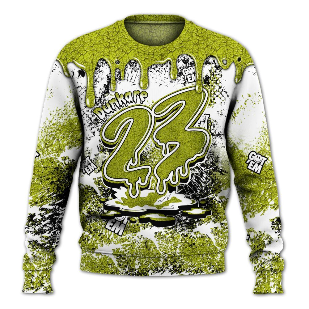 Sweatshirt To Match Dunk Low QS Halloween Skull - Dripping 23 Drip All Over Print