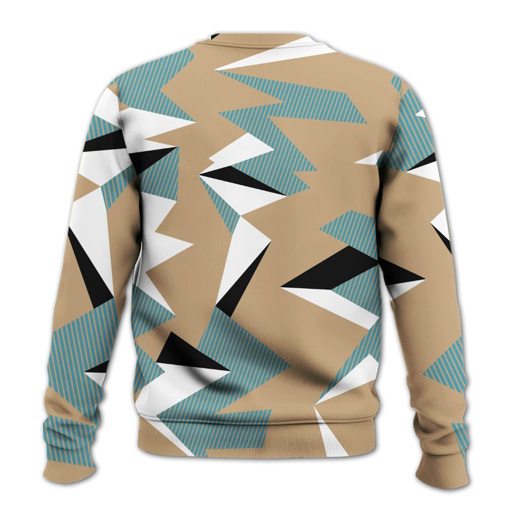 Sweatshirt To Match H-Town 11s - Geometric Camouflage Pattern All Over Print