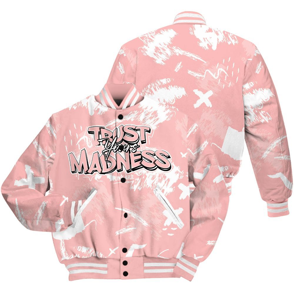 Varsity Jacket To Match Low Legend Pink 11s - Trust Your Madness Retro All Over Print