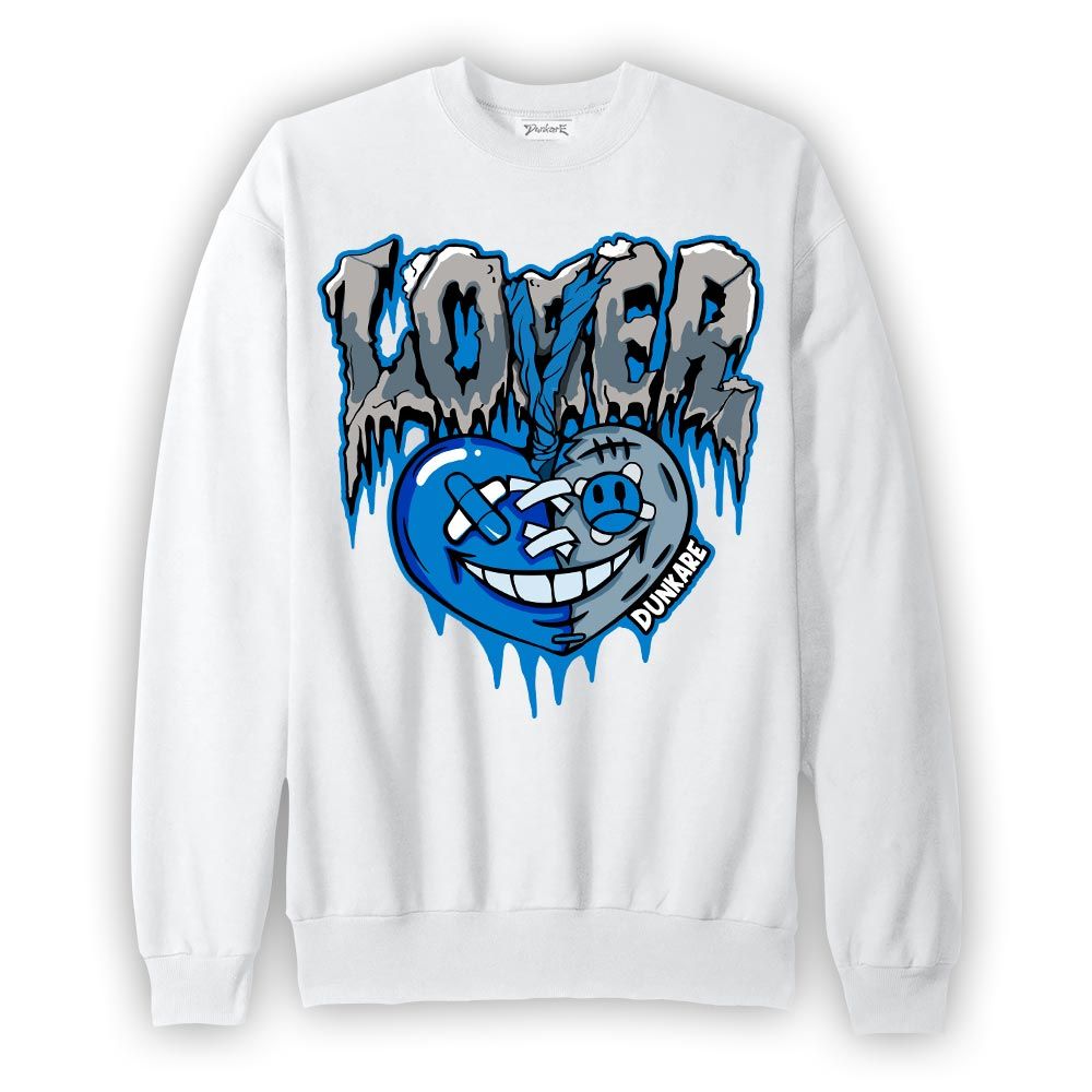 Sweatshirt To match Military Blue 4s Sweatshirt - LOVER LOSER Graphic 2904 PAT