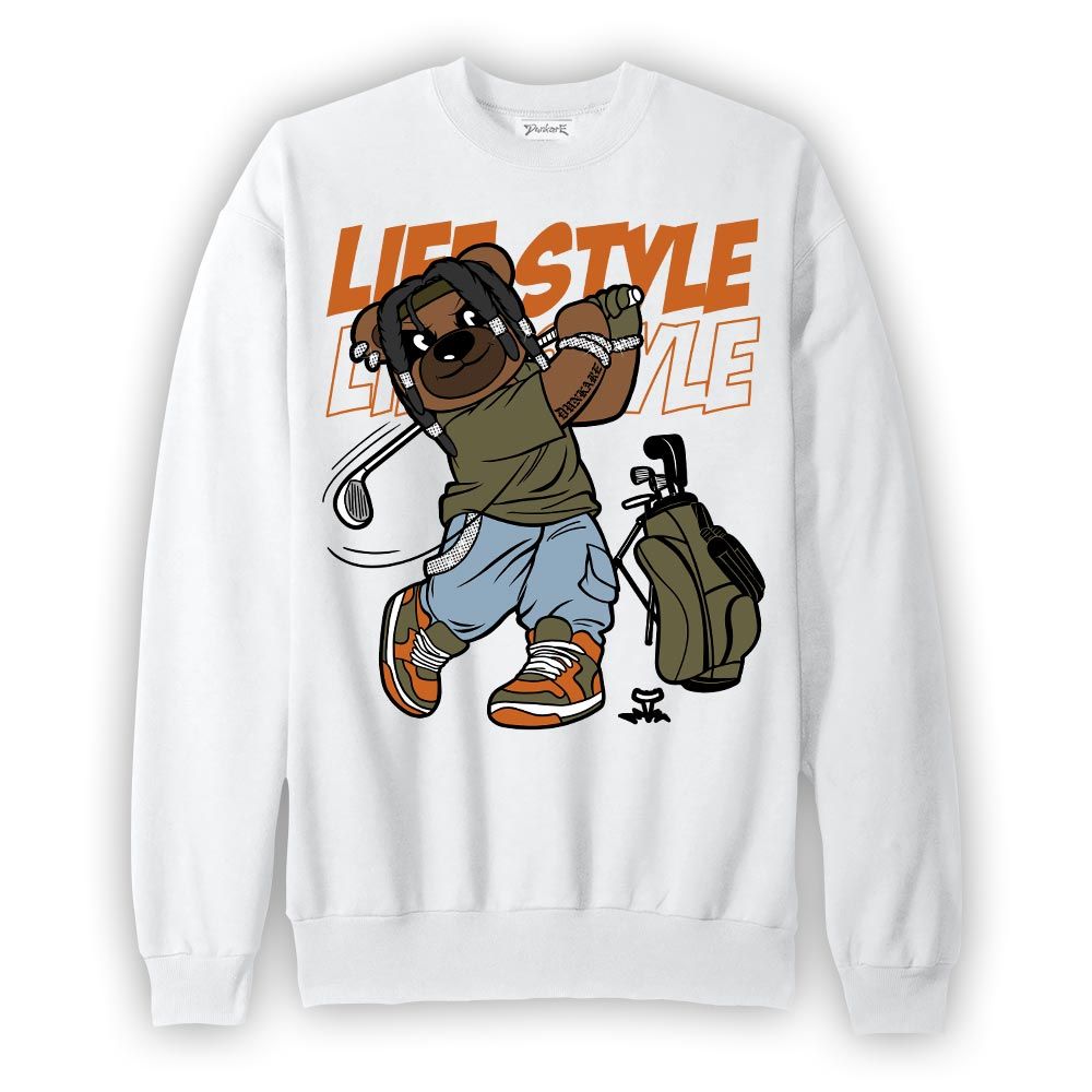 Sweatshirt To match Olive 5s Sweatshirt - Way Of Living Bear Graphic