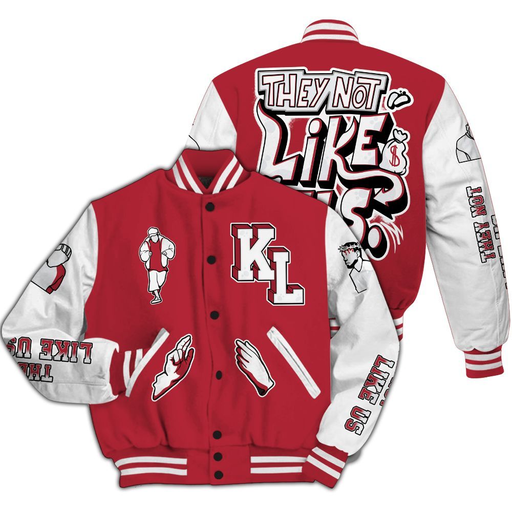 Varsity Jacket To Match Black Toe 14s - Dislike Us Graphic All Over Print