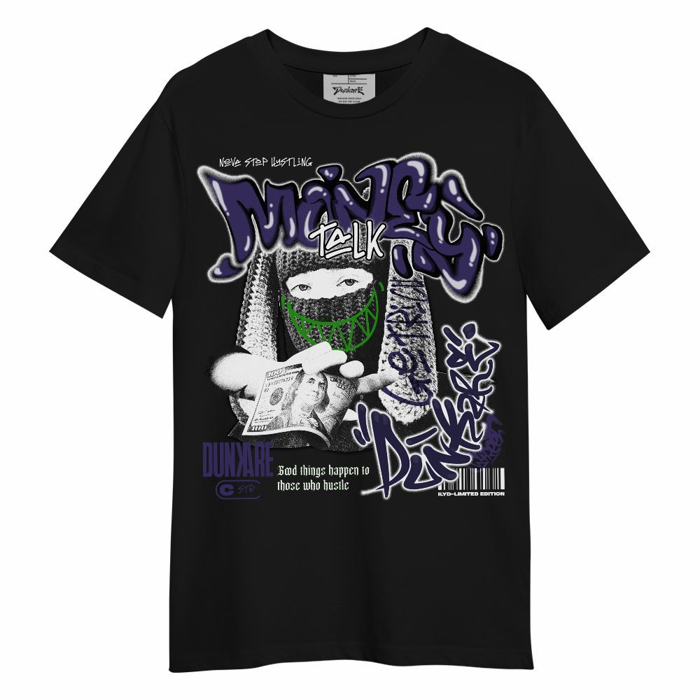 Shirt To Match Retro Court Purple 13s - Money Talk Rap Unisex Shirt