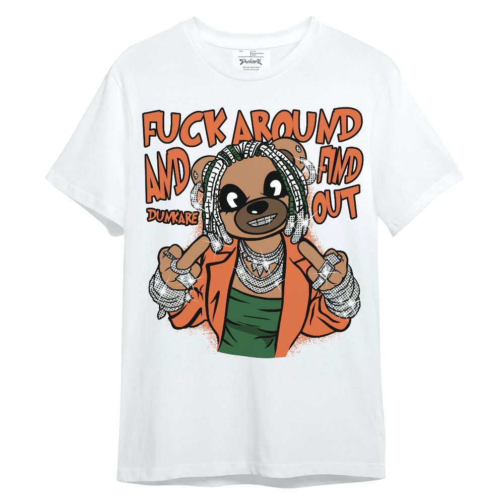 Shirt To Match Low Miami 5s - F#ck Around Bear Bear Unisex Shirt