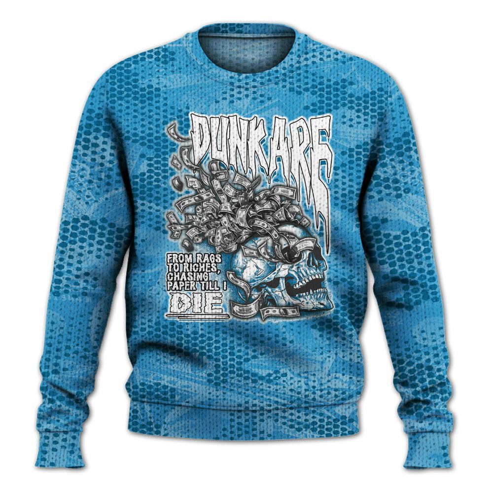 Knitted Sweater To Match Powder Blue 9s - From Rags To Riches