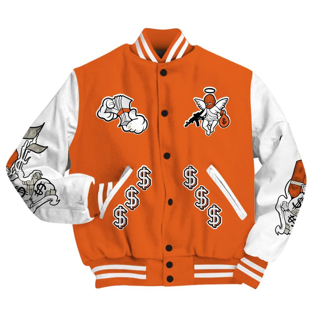 Varsity Jacket To Match High OG Starfish 1s - Ones Move In Silence Graphic All Over Print