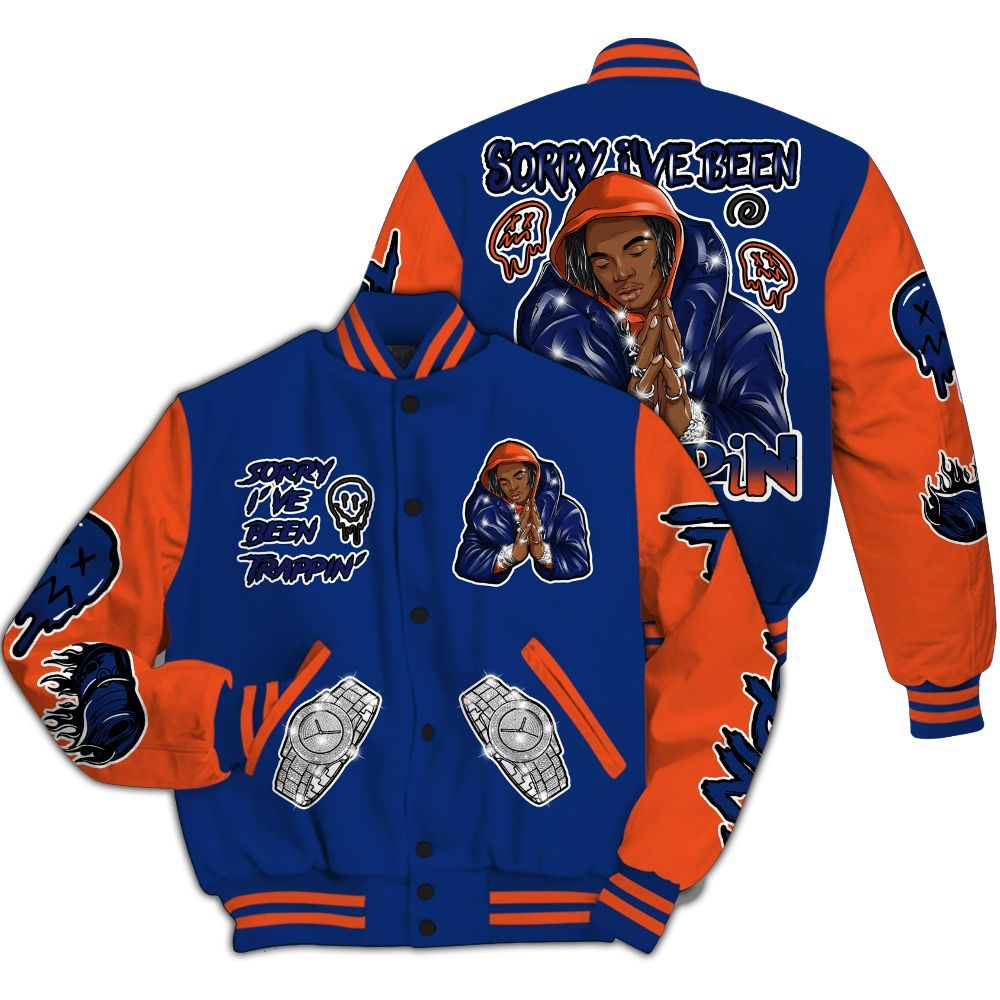 Varsity Jacket To Match Suede GS League - Trappin' Unique All Over Print