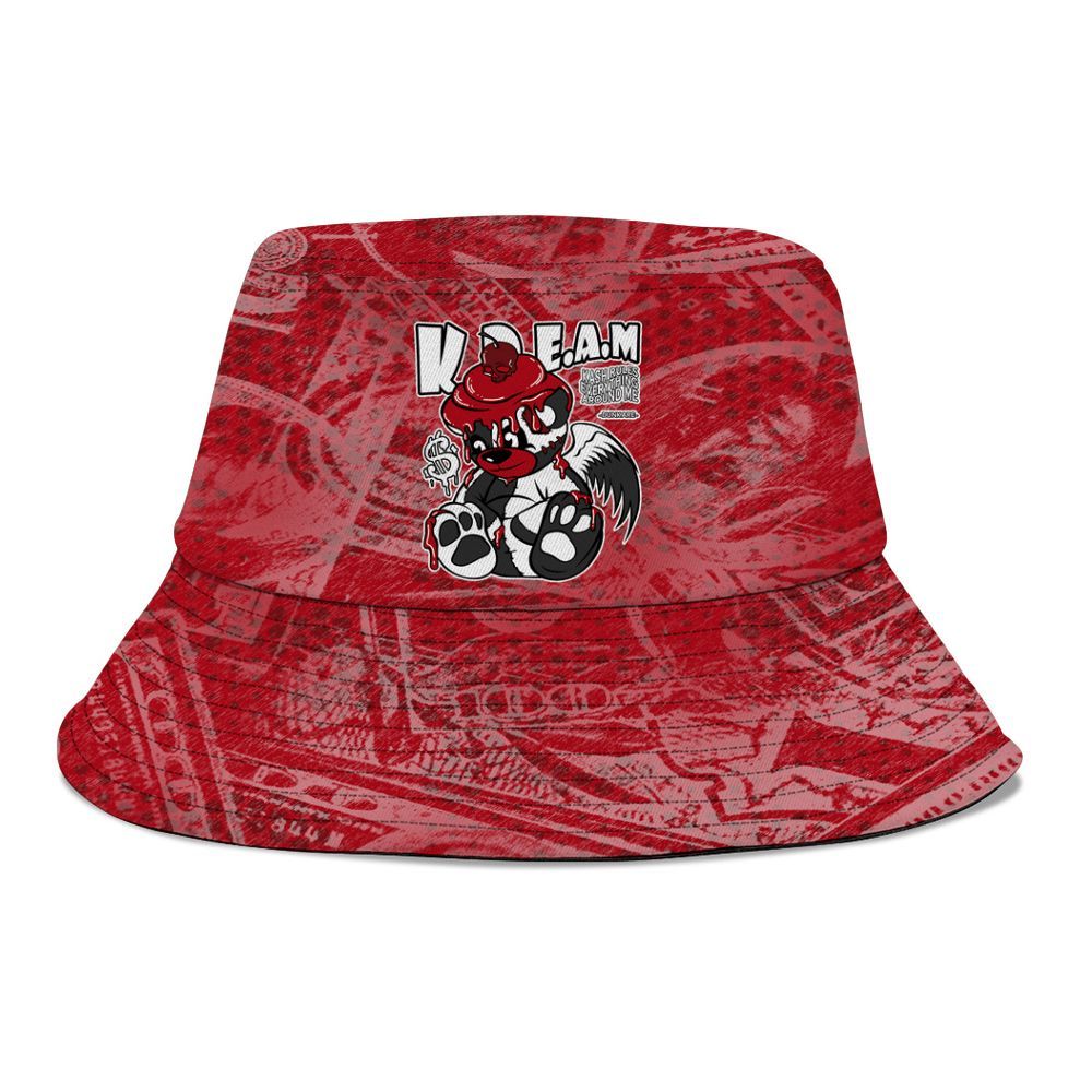 Bucket Hat To Match Bred Velvet 11s - Loot Bear Graphic