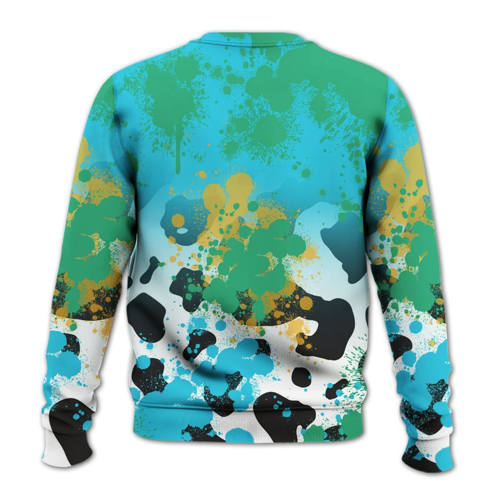 Sweatshirt To Match Dunk Chunky Dunky - God Blessed Ink Drip All Over Print