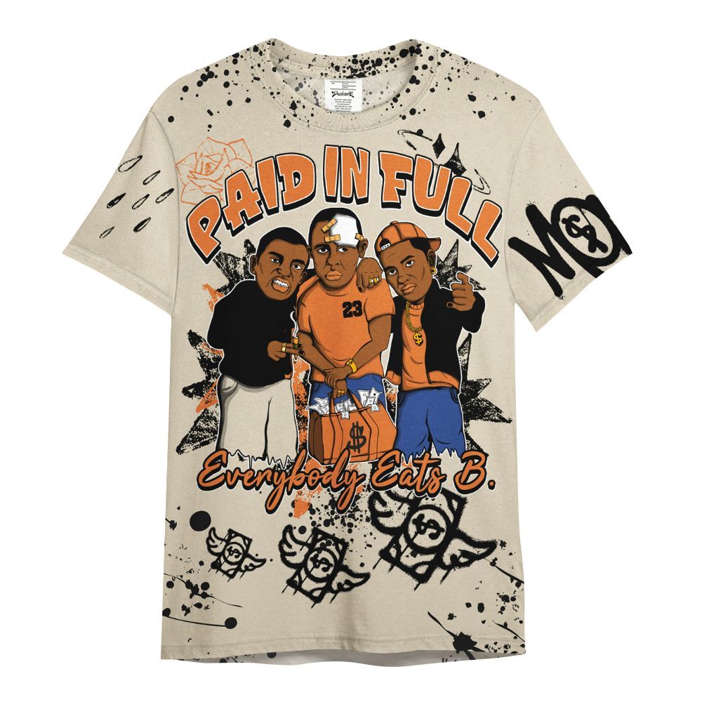 Shirt To Match Air Max 90 Rattan Birch - Everybody Paid In Full Crayon All Over Print