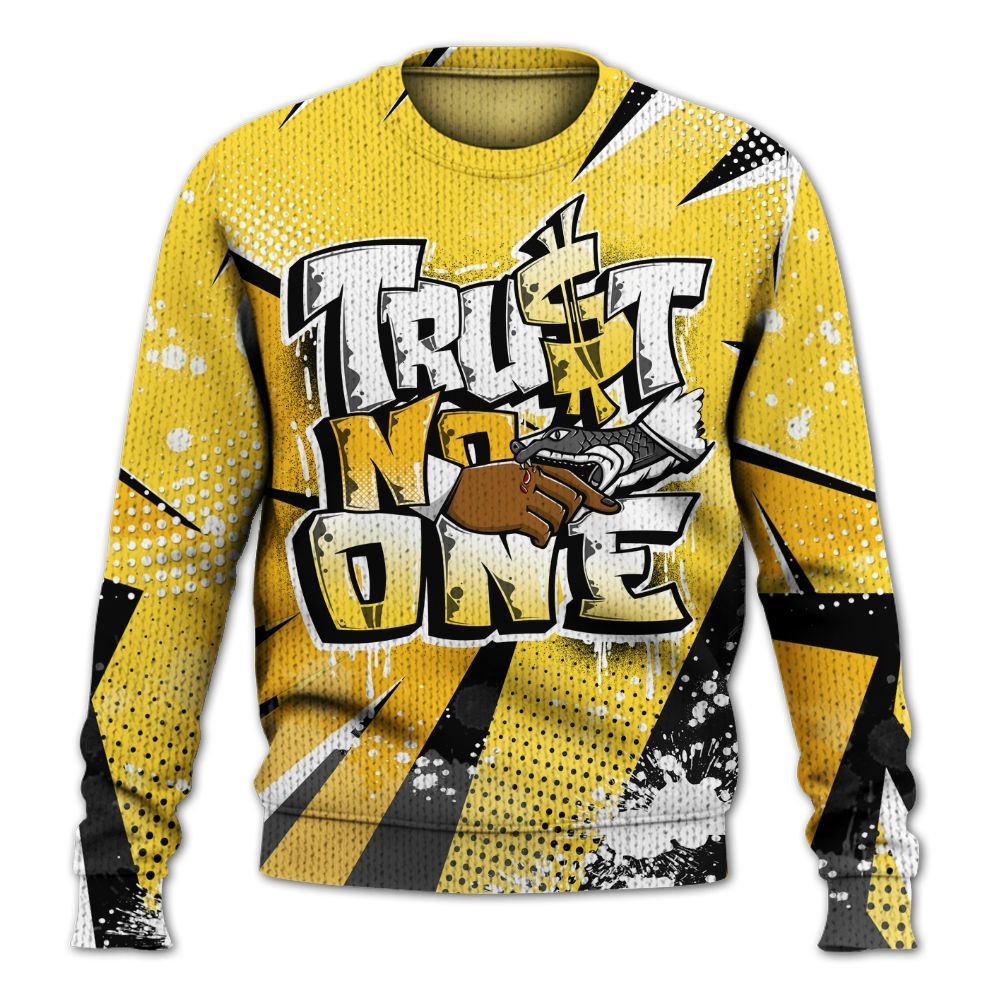 Sweater To Match Mid New Love 2025 1s - Trust No One Dripping Graphic