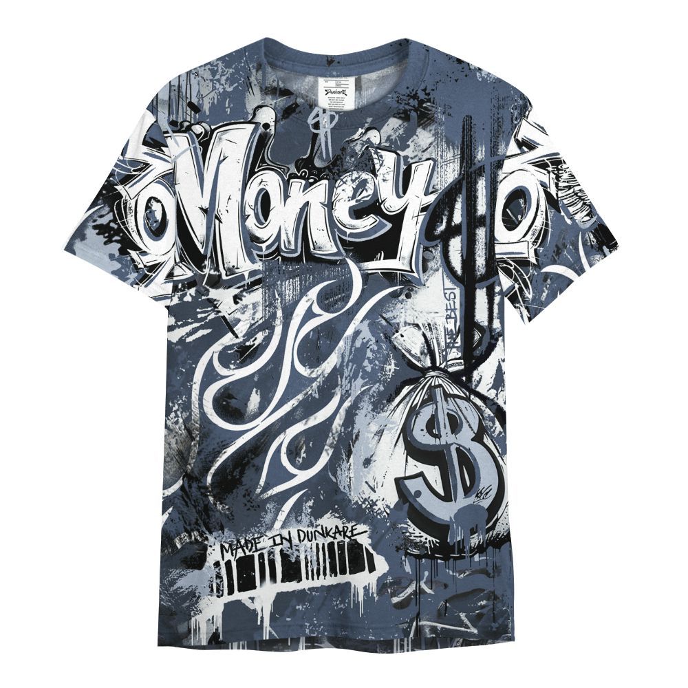 Shirt To Match Low Diffused Blue 11s - The Best Money All Over Print