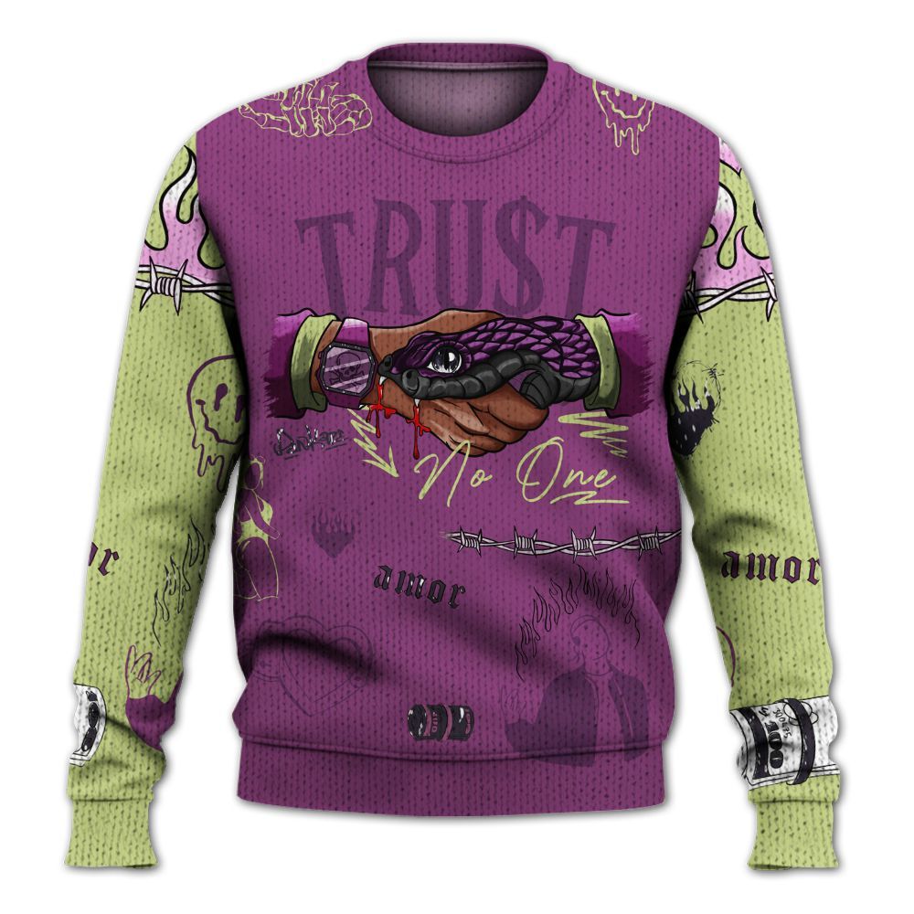 Knitted Sweater To Match Ja 2 Staregazer - Snake Trust No One