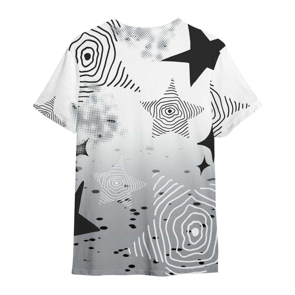 Shirt To Match White Cement 4s - Sneakerz Girlz Unique Starz All Over Print