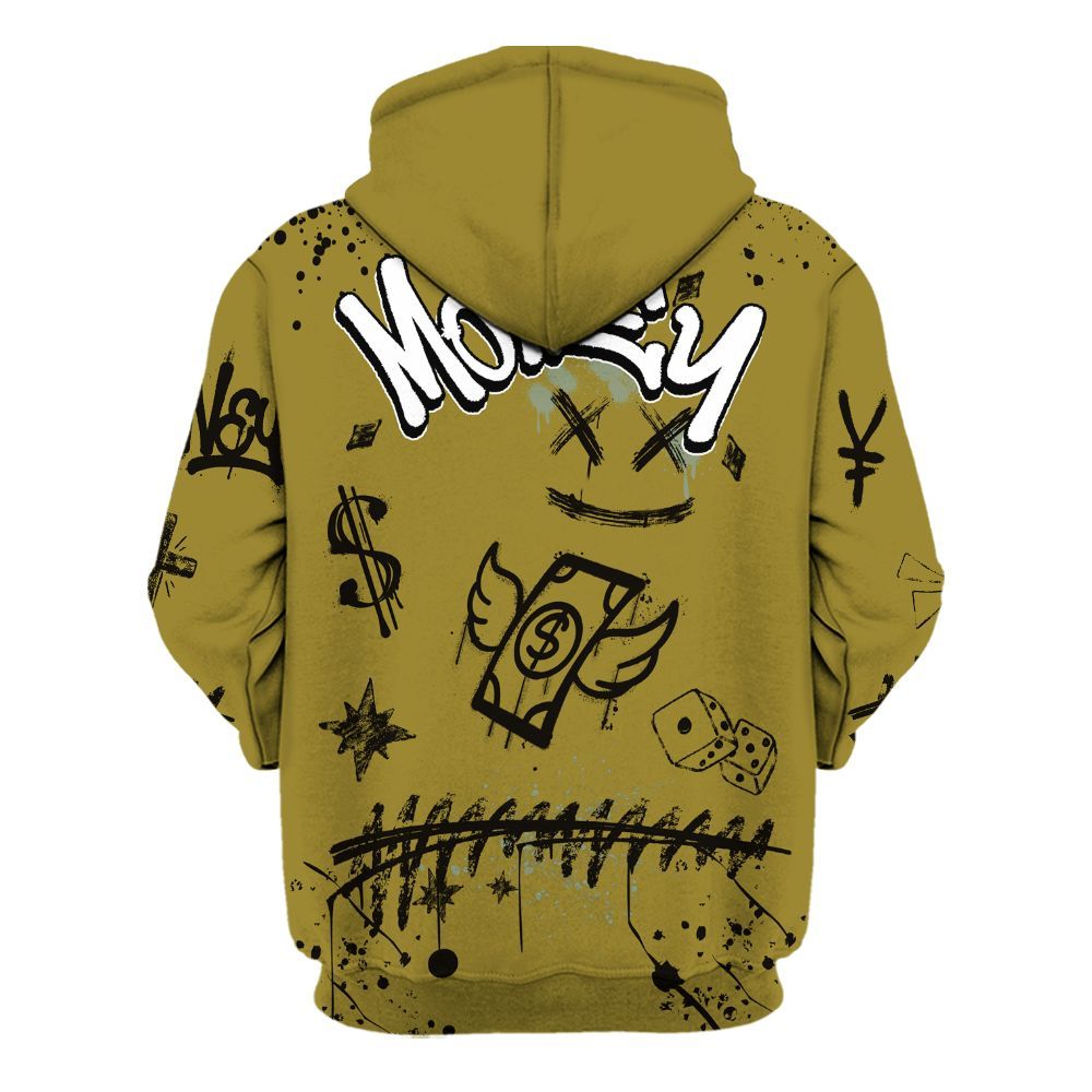 Hoodie To Match Air Flightposite Metallic Gold - Everybody Paid In Full Crayon All Over Print