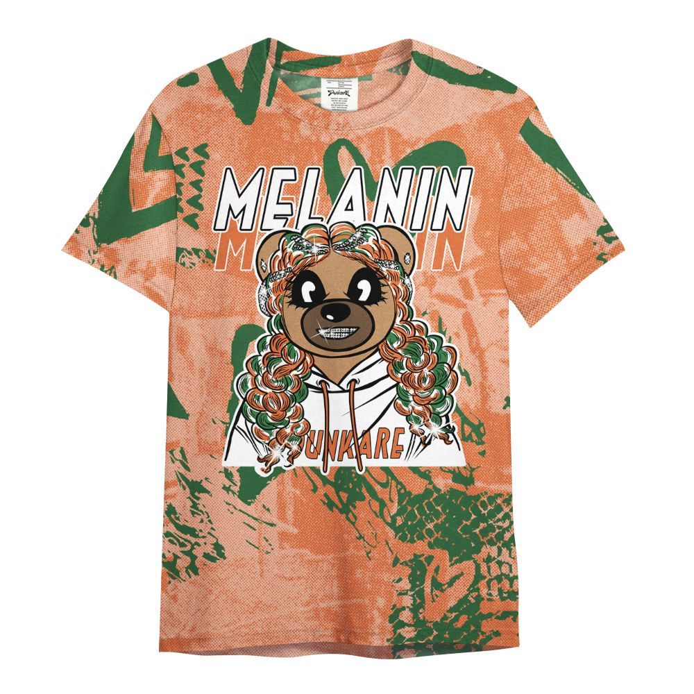 Shirt To Match Low Miami 5s - Pigments Bear Heart Grunge All Over Print