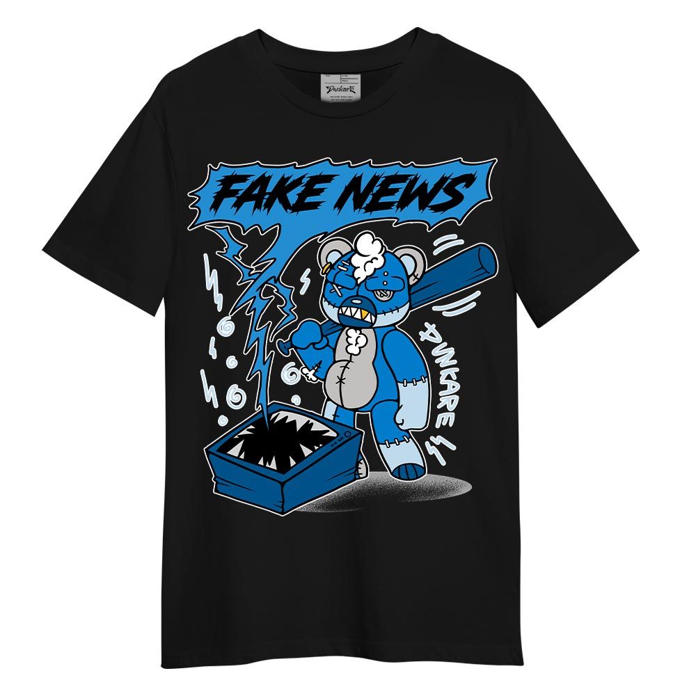 Shirt To Match Industrial Blue 4s T-- False News Hugz T-Shirt Unisex