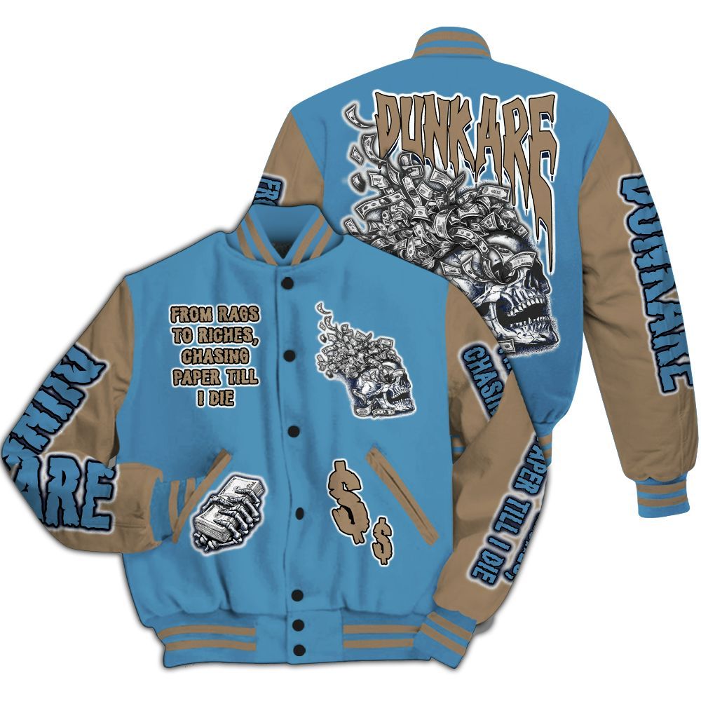 Varsity Jacket To Match Air Force 1 Stash - From Rags To Riches All Over Print