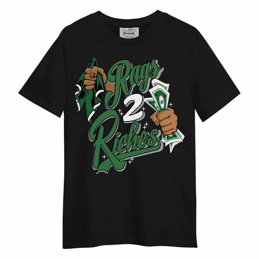 Shirt To Match Lucky Green 1s - Rag 2 Riches Unisex Shirt