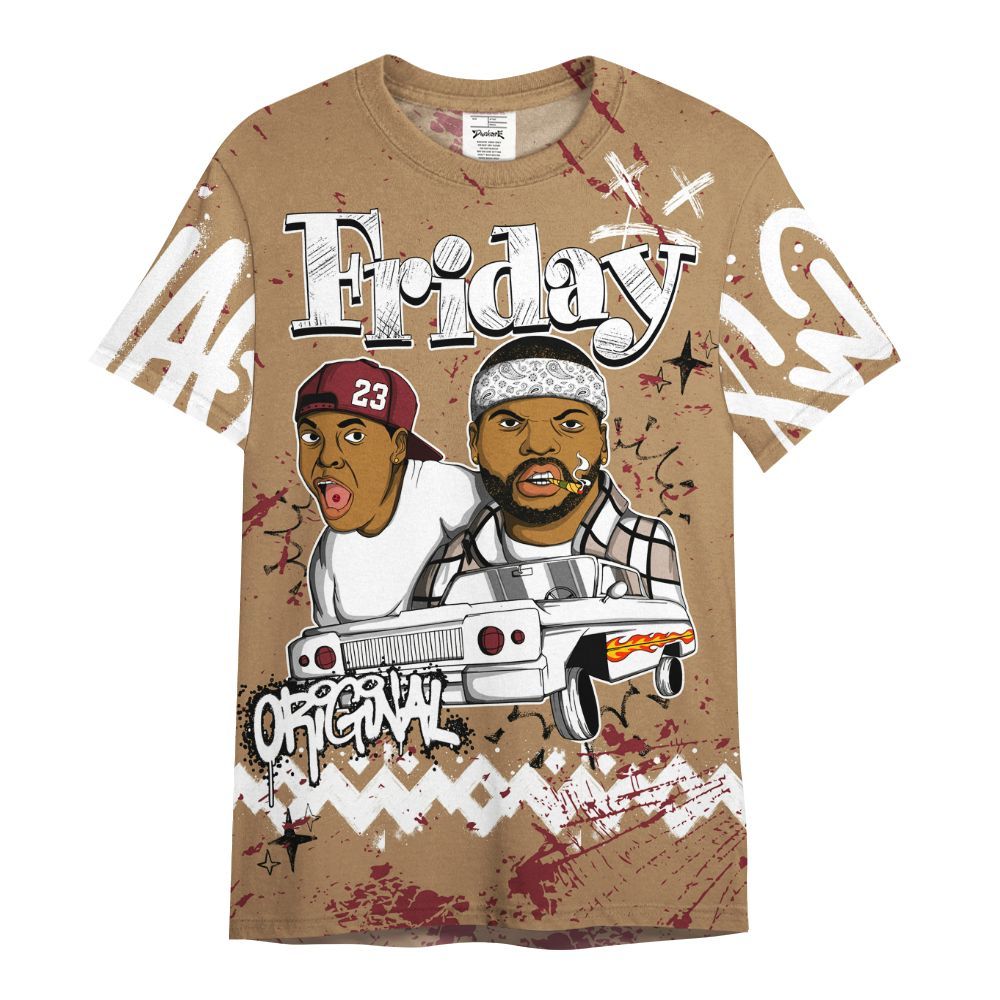 Shirt To Match Kobe 4 Gold Medal - Friday Sneaker Crayon All Over Print