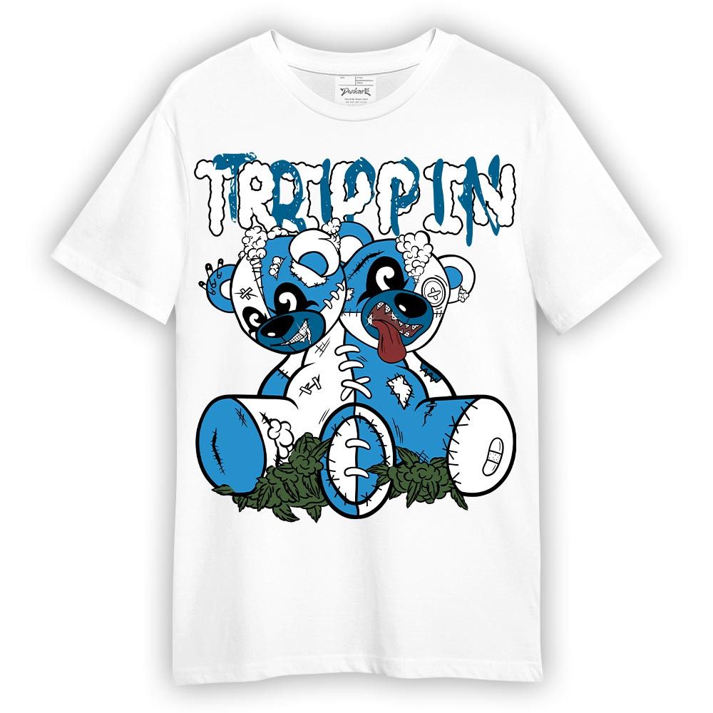 Shirt To Match Powder Blue 9s - Trippin Bear Shirt Unisex