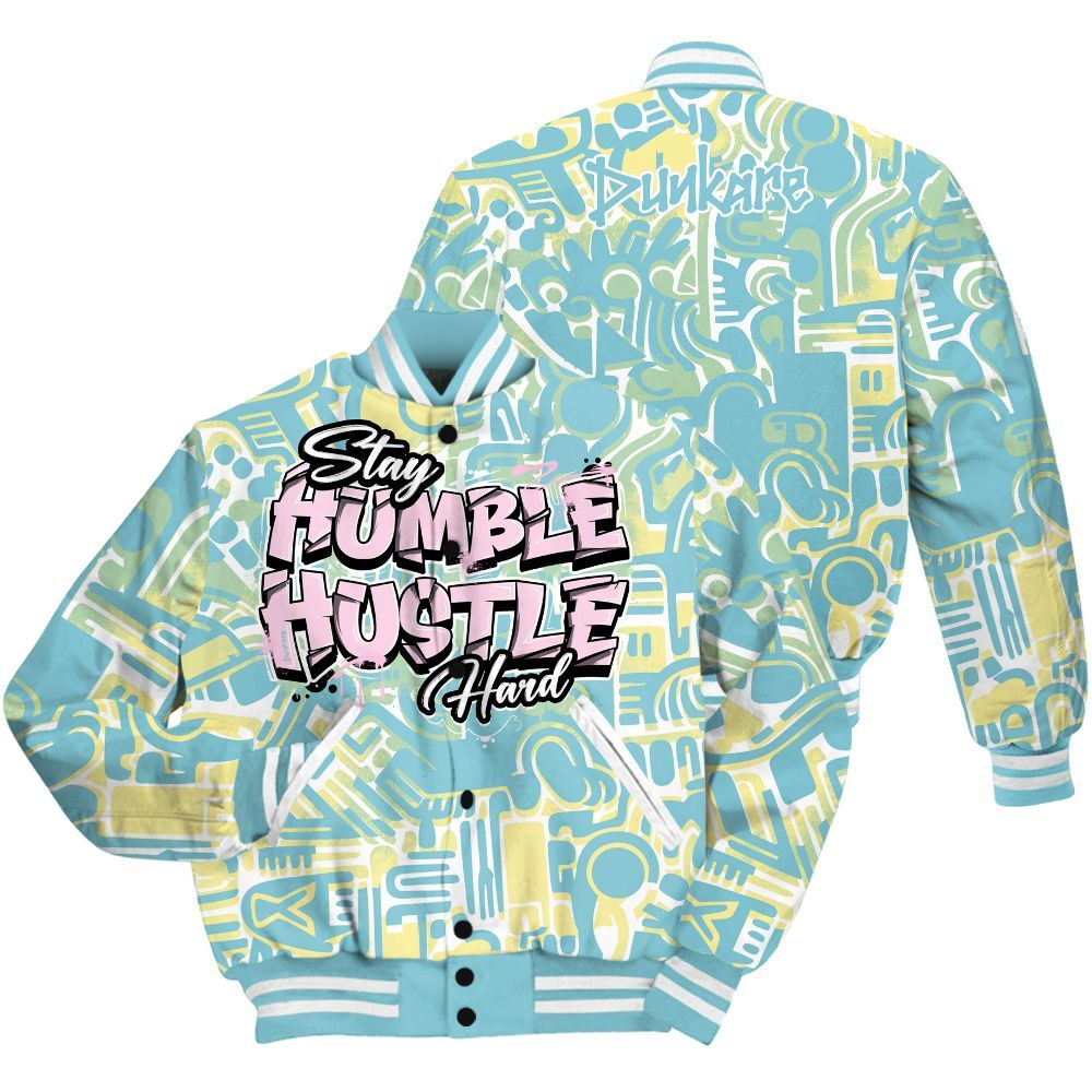 Varsity Jacket To Match SB Dunk Low Visty - Humble Hustle Retro All Over Print