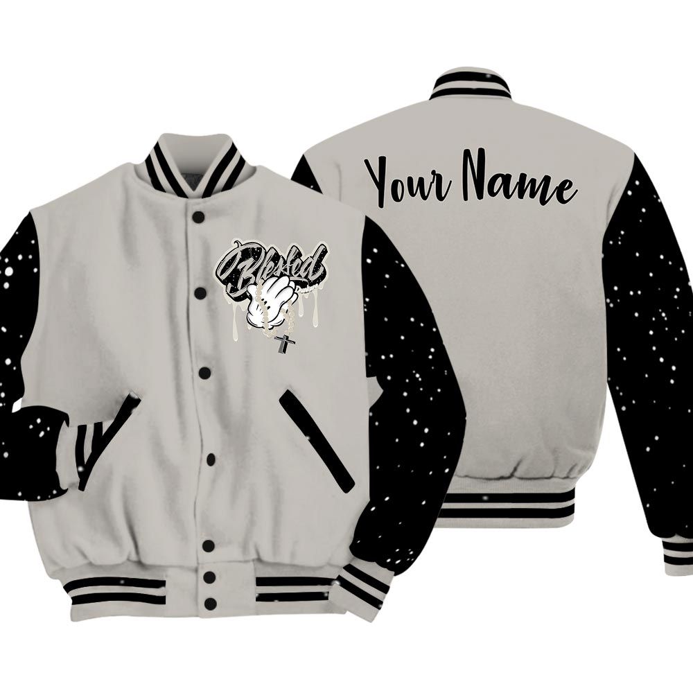 Varsity Jacket To Match Varsity Streetwear Custom Name God Blessed Drip, SE Sail Summer 5s T-Shirt, Match Sneaker SE Sail Summer 5s Baseball Varsity Jacket 1704 NCT