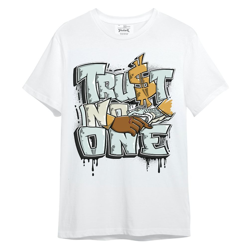 Shirt To Match Pure Platinum 4s - Trust No One Drip Unisex Shirt