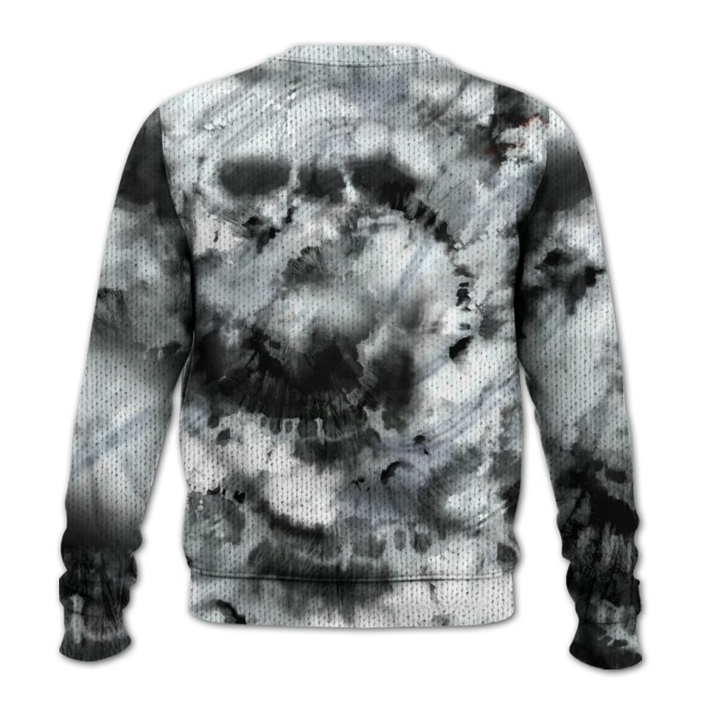 Knitted Sweater To Match Air Foamposite Jin Kazama - God Blessed Tie Dye