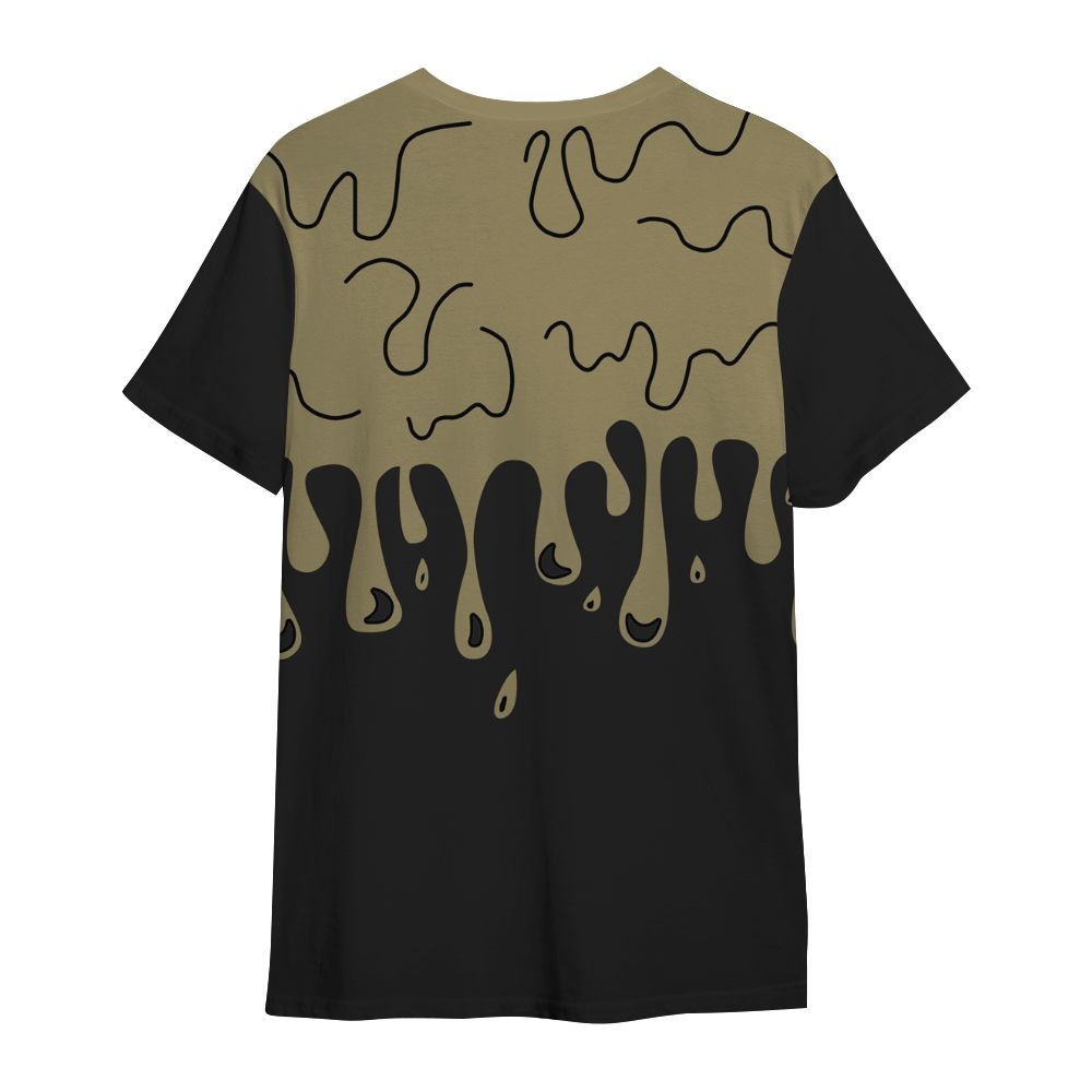 Shirt To Match Black Olive 7s - Snake Trust No One Drip All Over Print