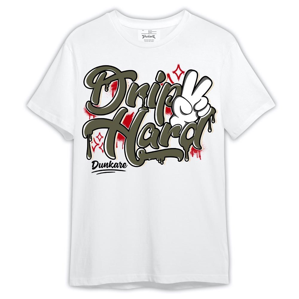 Shirt To Match Low OG Medium Olive 1s - Drip 2 Hard Shirt Outfit