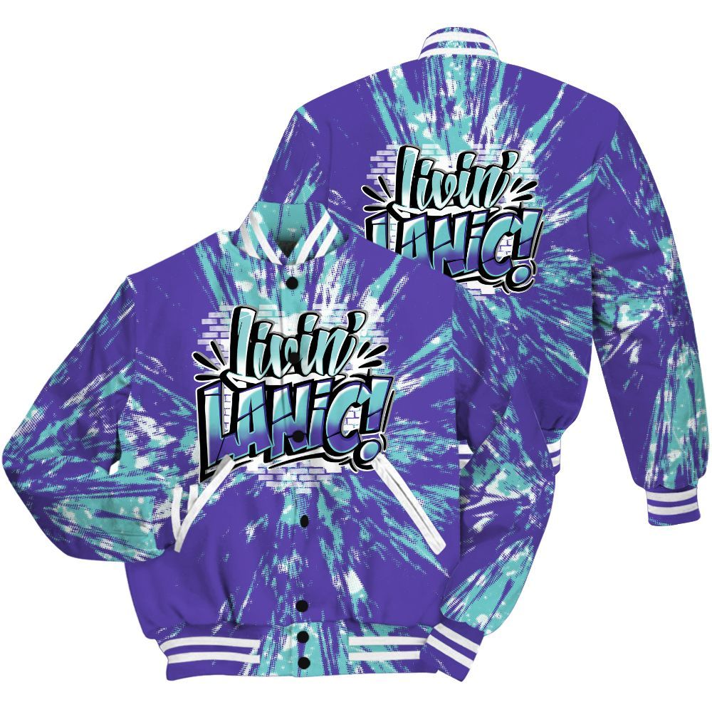 Varsity Jacket To Match Low Hornets 1s Shirt - Living Large Graphic Luxury All Over Print