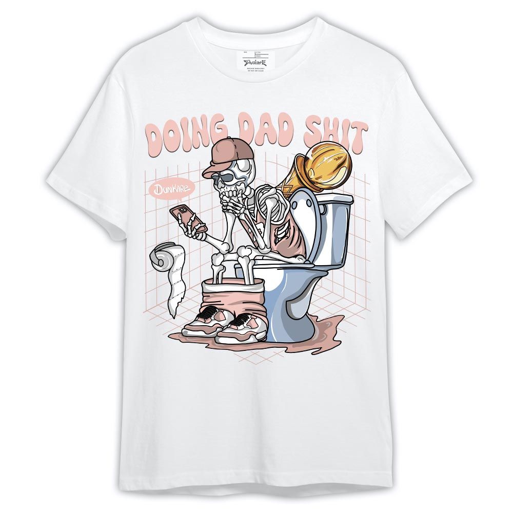 Shirt To Match Low Legend Pink 11s - Doing Dad Shit Shirt Outfit 0605 TCD