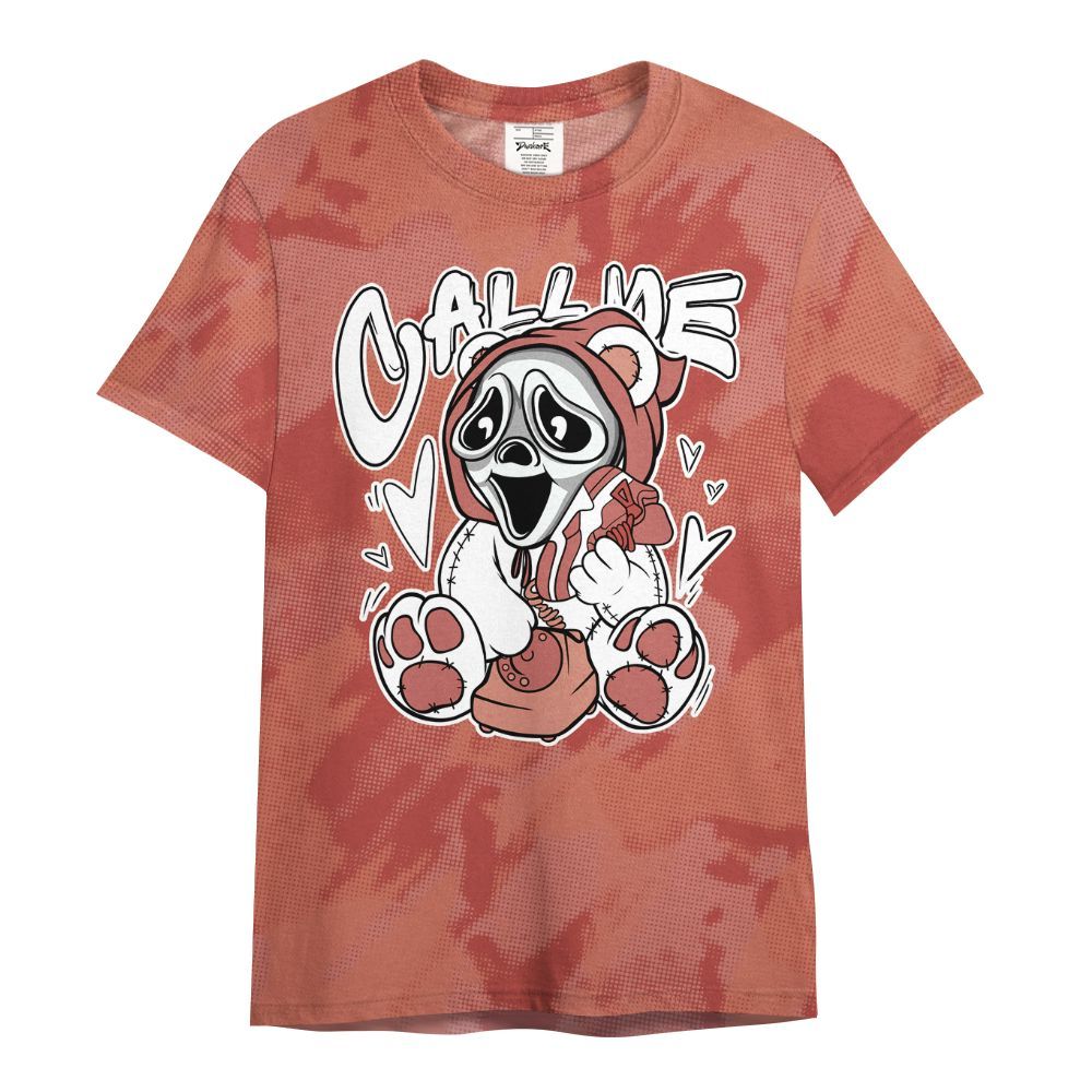 Shirt To Match Dune Red 13s - Call Me Bear Abstract Halftone All Over Print