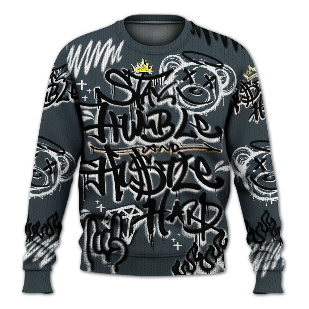 Knitted Sweater To Match Air Max Sunder Gore Tex Black - Humble Drip Streetwear Graffity