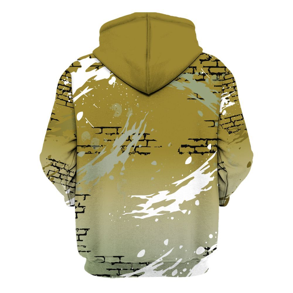 Hoodie To Match Air Flightposite Metallic Gold - Values Of Loyalty Drip All Over Print