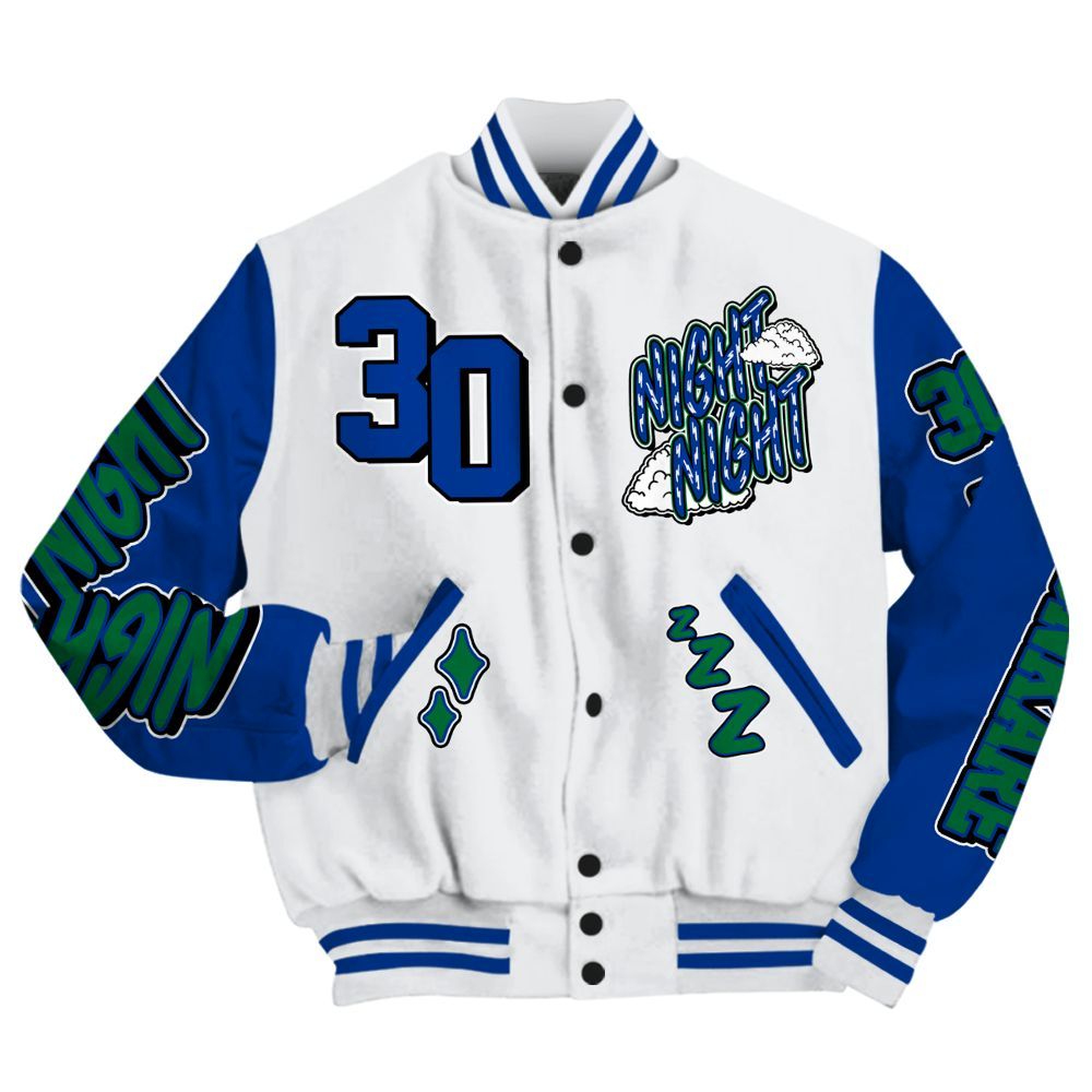 Varsity Jacket To Match Dunk Low Tennis Classic - Seeya Skeleton All Over Print
