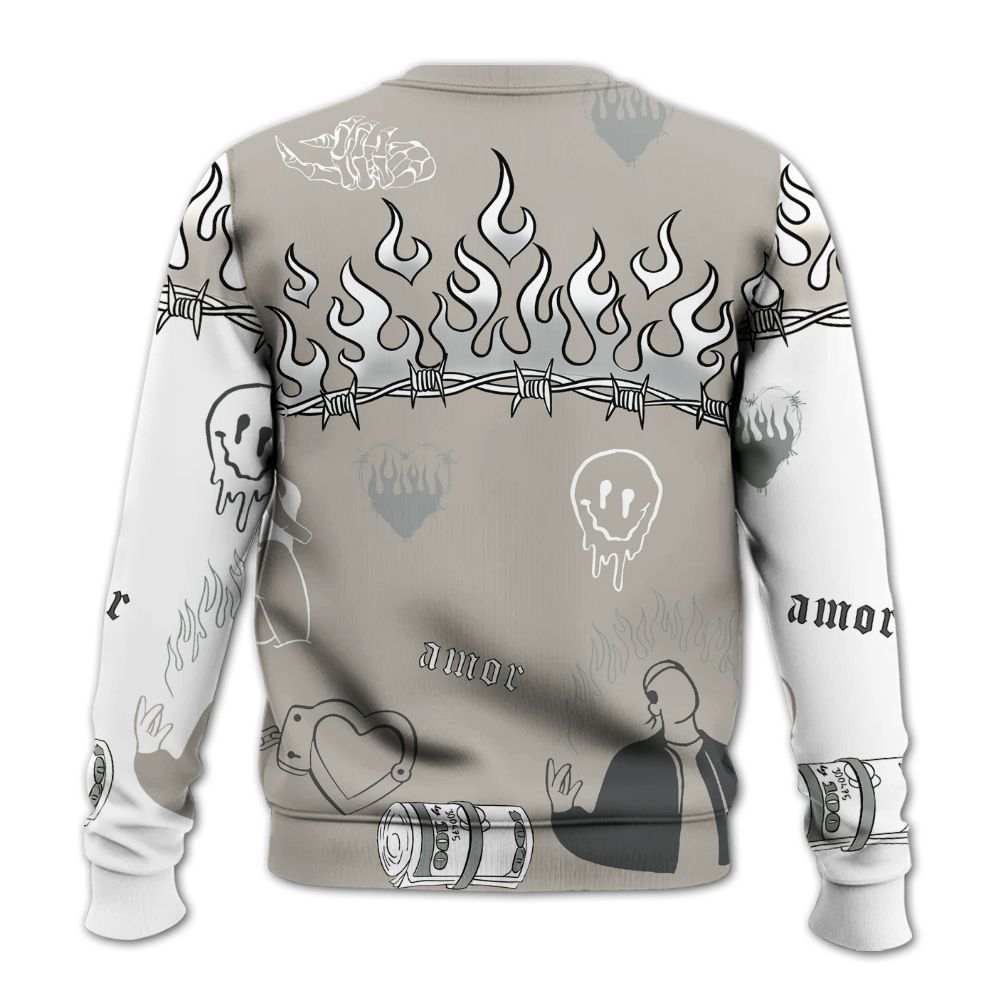 Sweatshirt To Match Dunk Low Appears Oreo - Snake Trust No One All Over Print