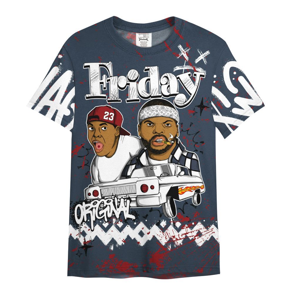 Shirt To Match Retro Olympic 6s - Friday Sneaker Crayon All Over Print