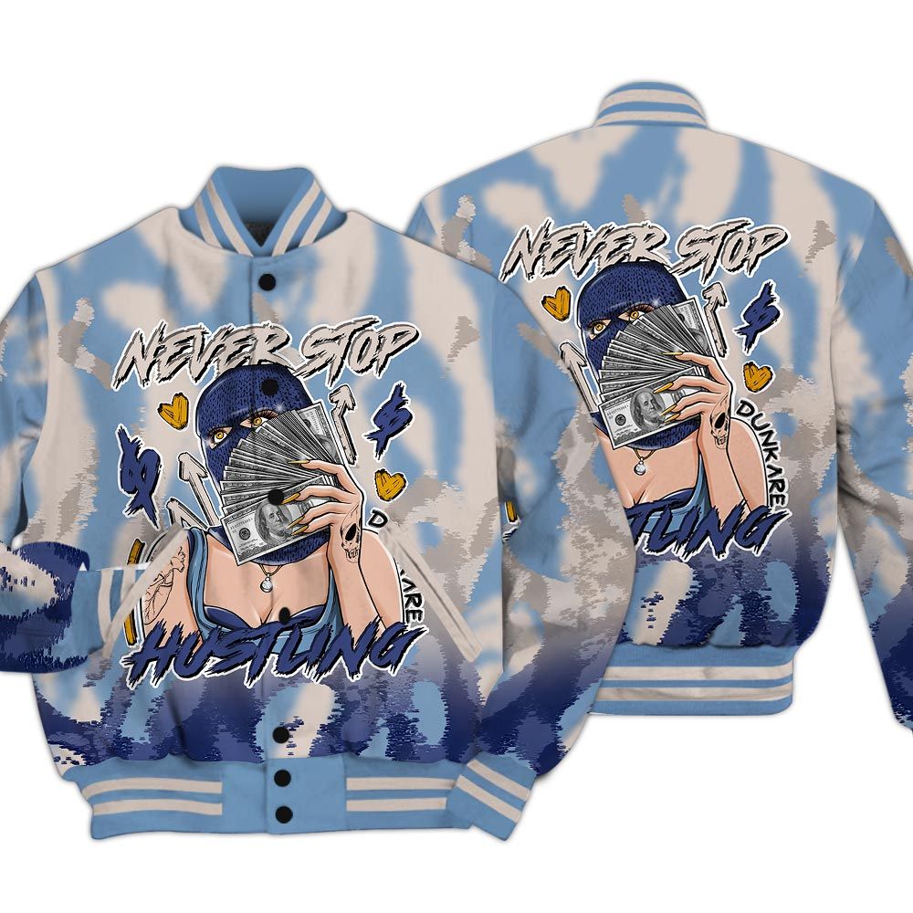 Varsity Jacket To Match High OG First In Flight 1s - Hustling Unique Burn Varsity Jacket Unisex