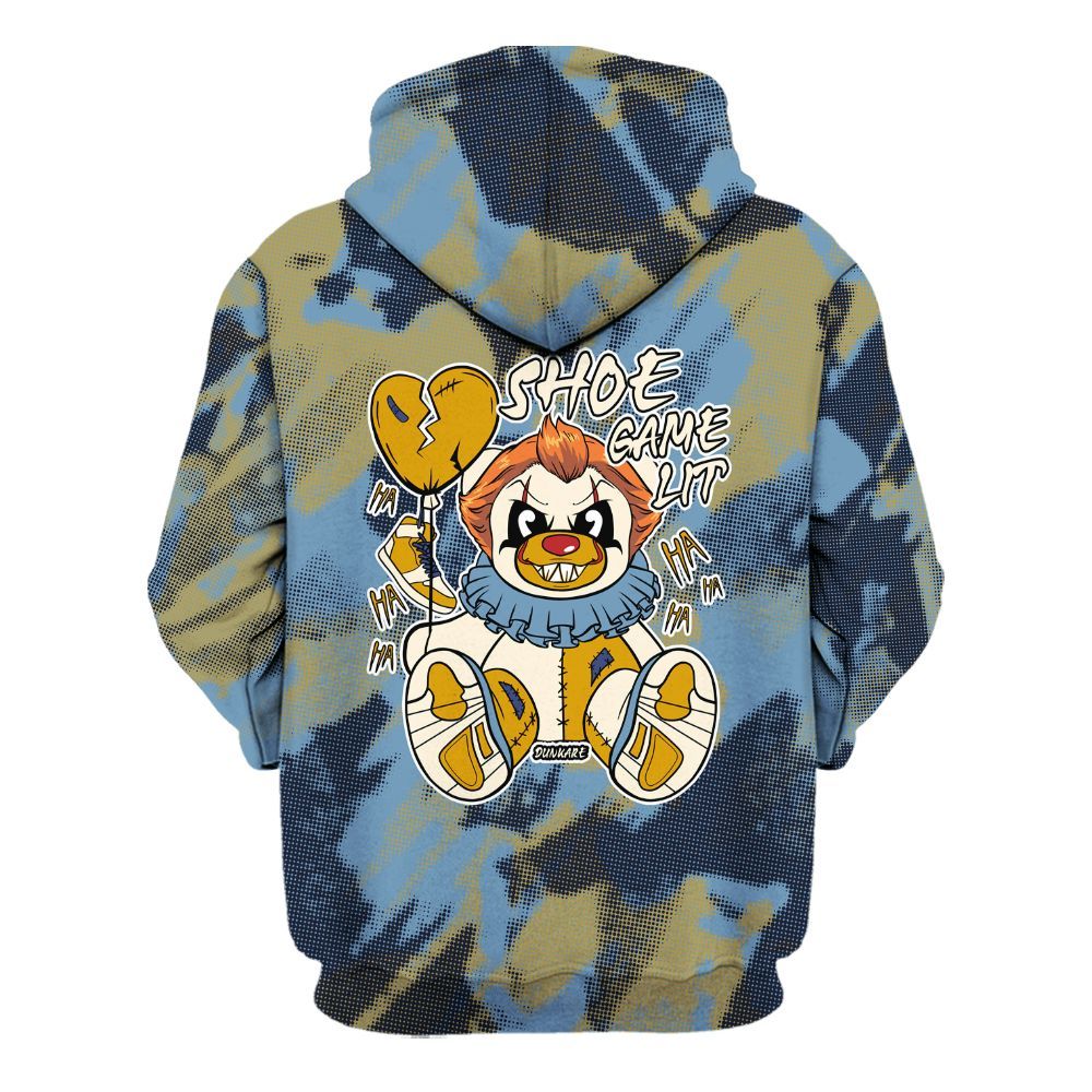 Hoodie To Match High OG First In Flight 1s - Shoe Game Bear Abstract Halftone All Over Print