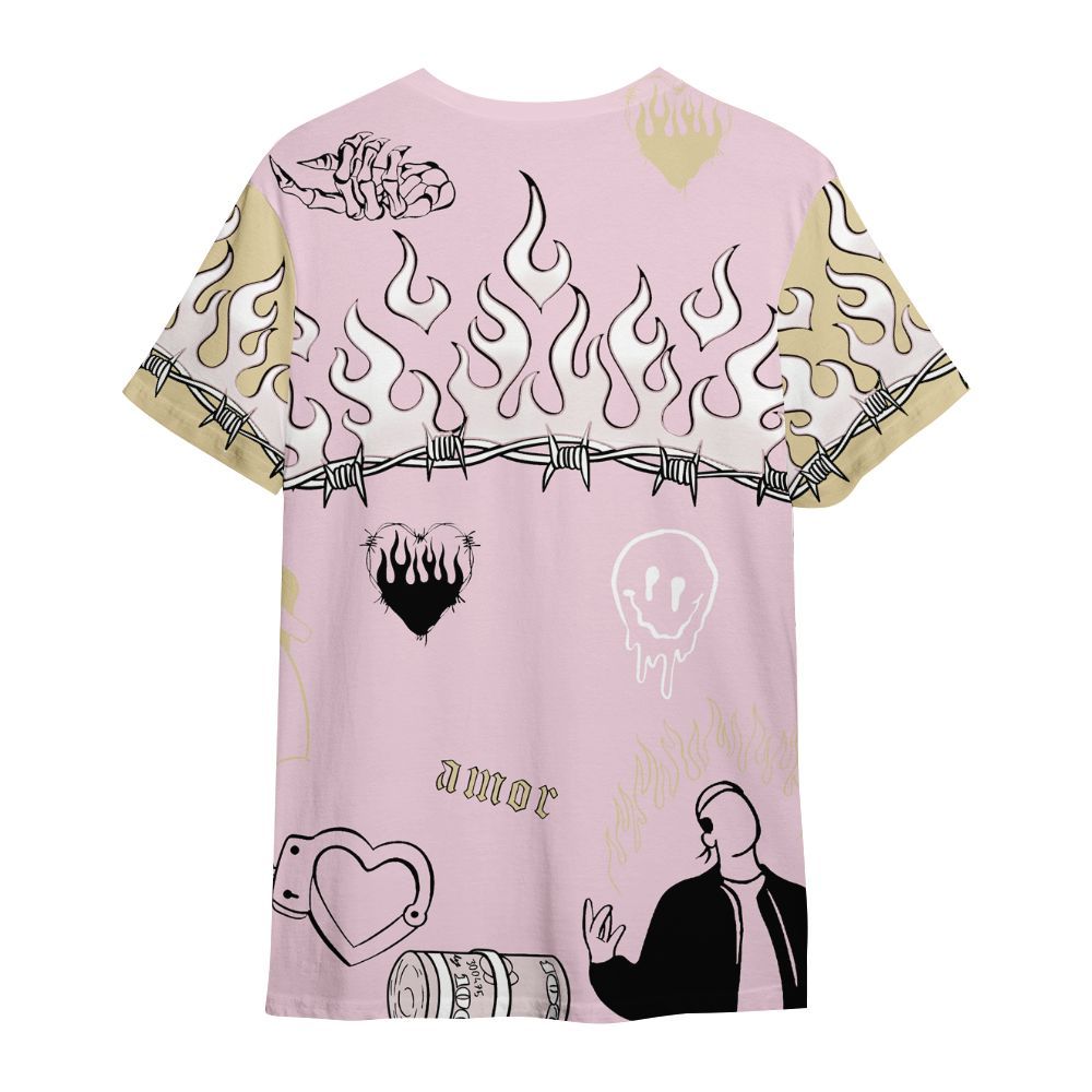 Shirt To Match Denim Iced Carmine 4s - Snake Trust No One All Over Print