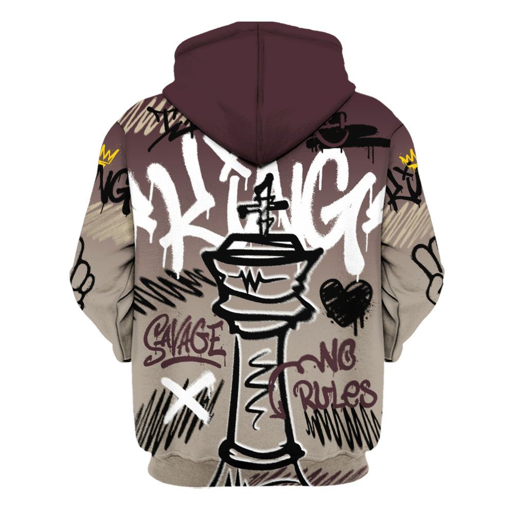 Hoodie To Match AMM Retro Phantom 4s - Street King Chess Streetwear All Over Print