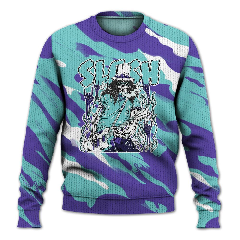 Knitted Sweater To Match Low Hornets 1s - Slash Skeleton Colored
