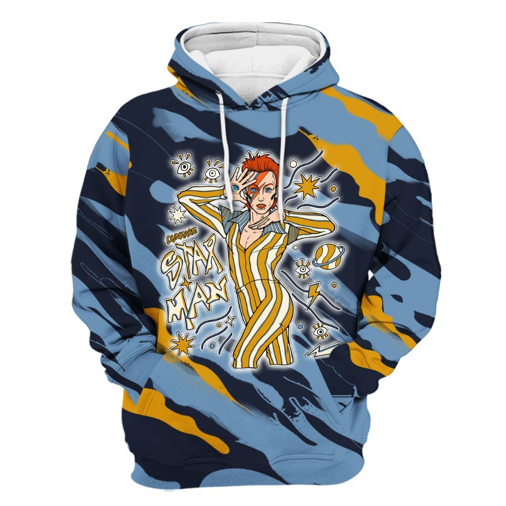 Hoodie To Match High OG First In Flight 1s - Starmans Graphics Colored All Over Print