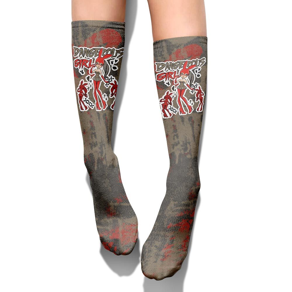 Sock To Match Olive 9s - Dangerous.Girl